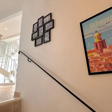 Les Tropeziennes - Chic Triplex Balcon Vue Marina